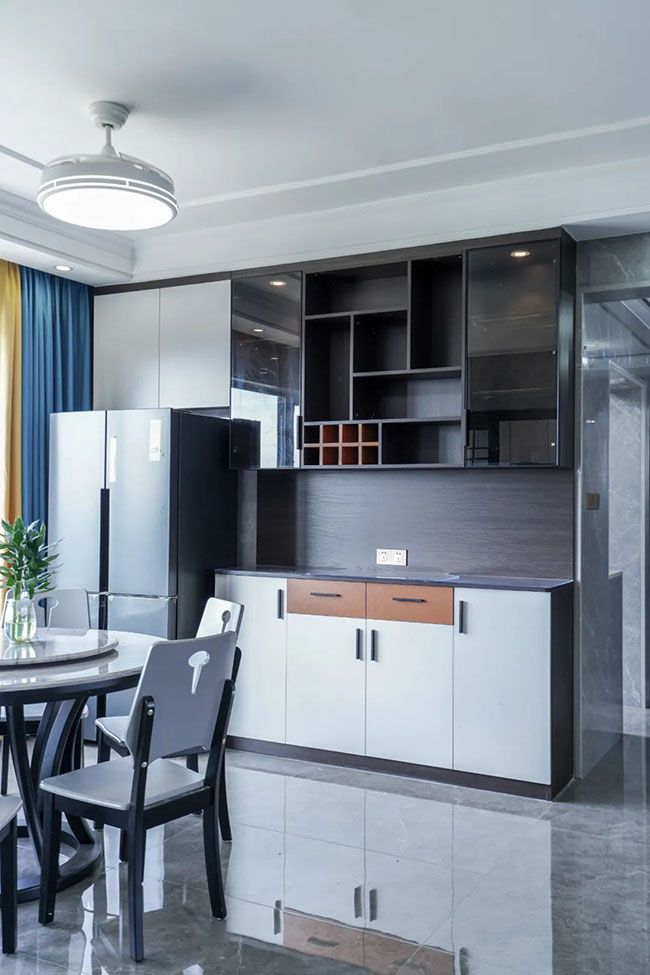 124㎡現代三居,簡單軟裝搭配,感受生活的小清新